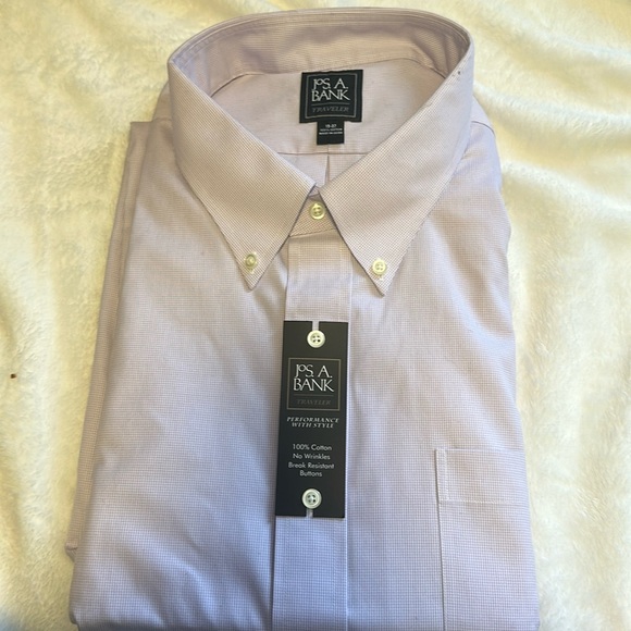 Purple dress up shirt 👔  not worn Jos.A.Bank - Picture 1 of 8